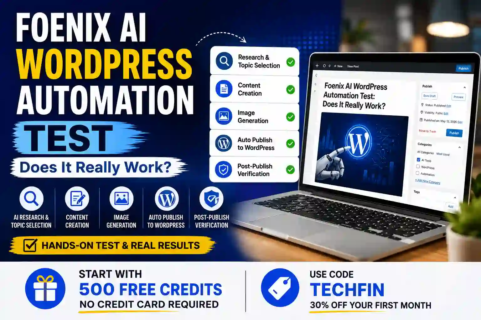 Foenix AI WordPress Automation test