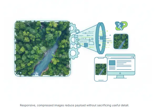 Foenix-generated WordPress image optimization illustration