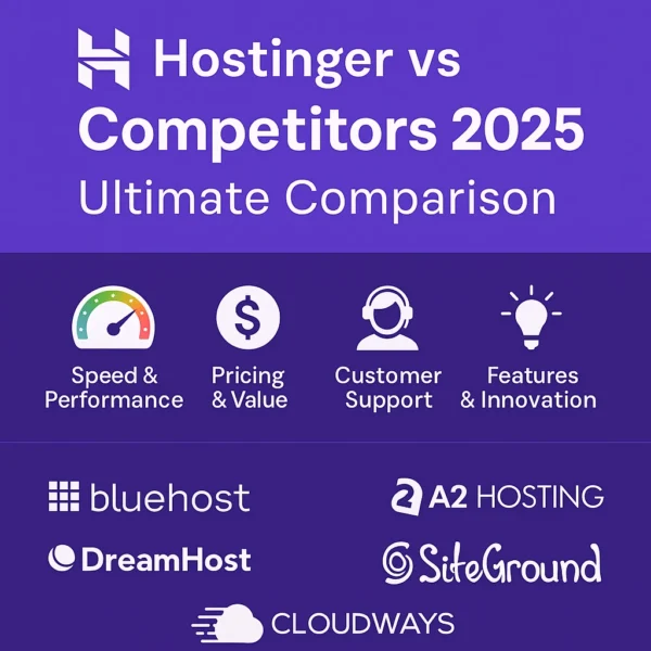 Hostinger vs competitors performance