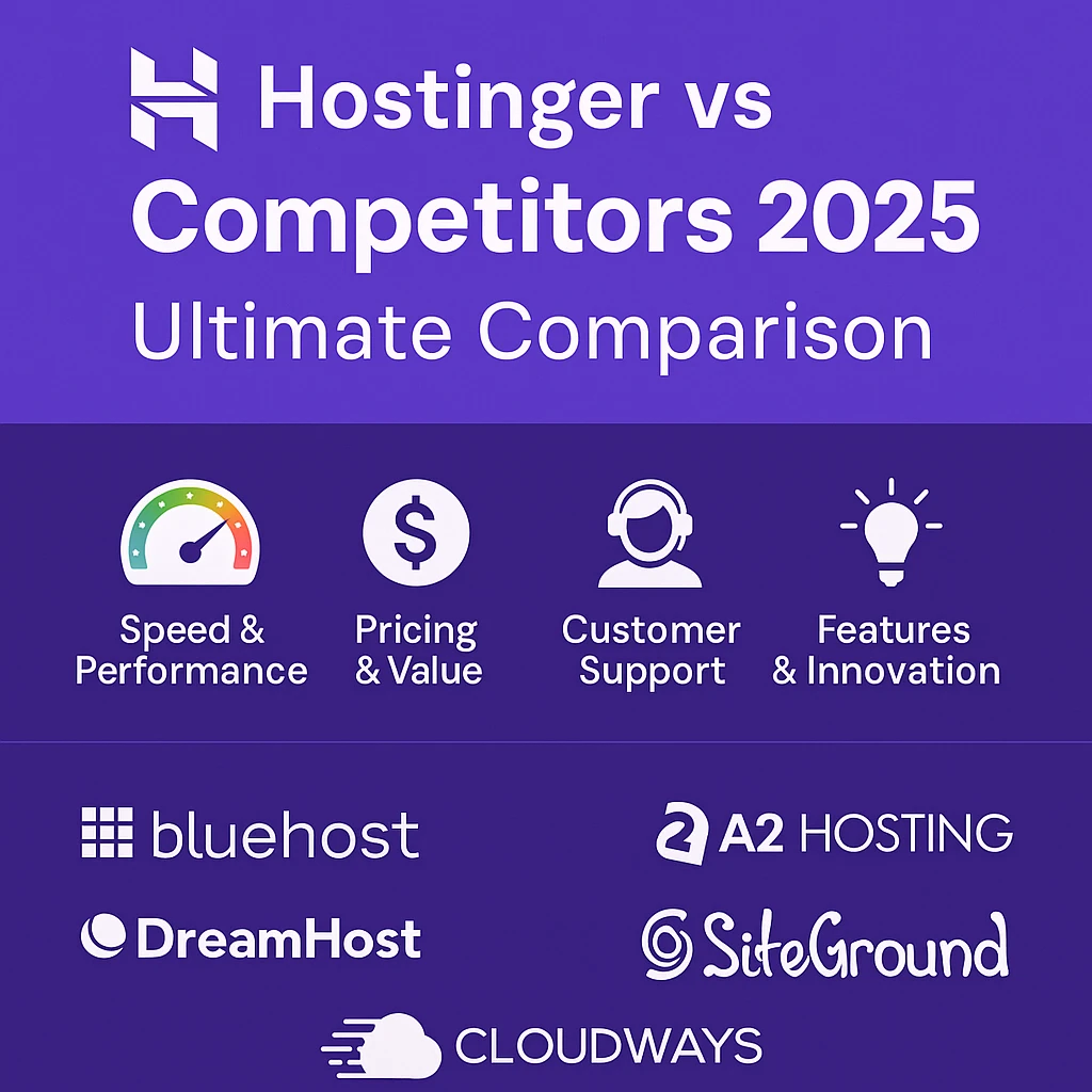 Hostinger vs competitors performance
