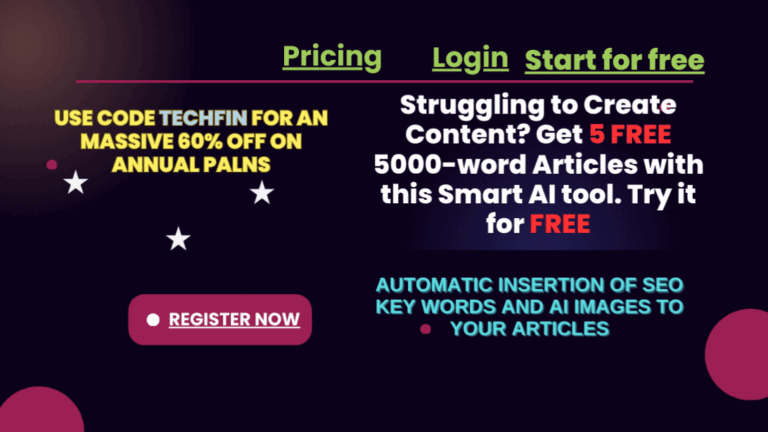 Struggling to Create Content? Get 5 FREE 5000-word Articles with SEOwriting.ai