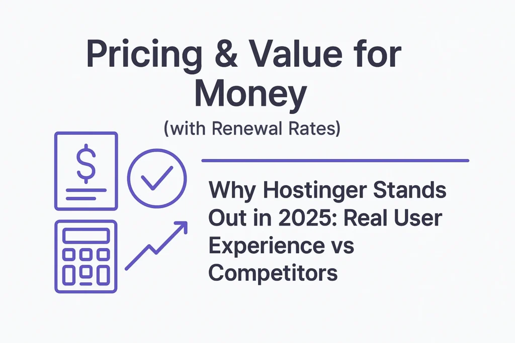 pricing and value for money